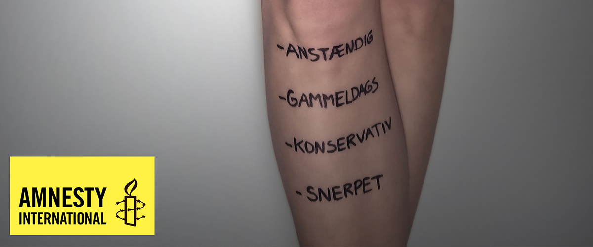 Amnesty: My Body My Rights poster af ideal Pixel og Christoffer Chrintz