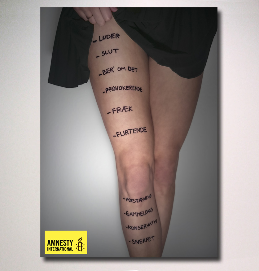 Amnesty: My Body My Rights poster af ideal Pixel og Christoffer Chrintz